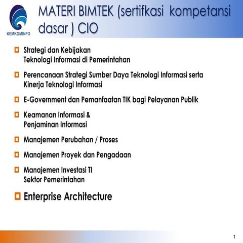 Modul 1 strategi dan kebijakan ti -2012