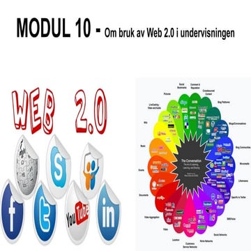 Modul 10   om bruk av web 2.0 i undervisningen