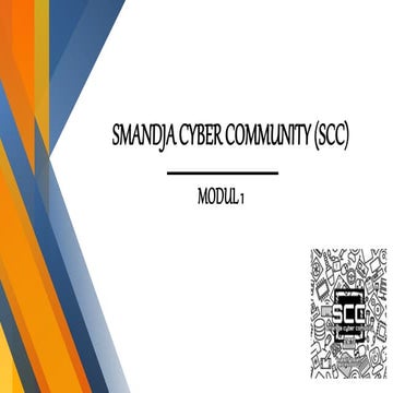 Modul 1 scc kls x | PPT