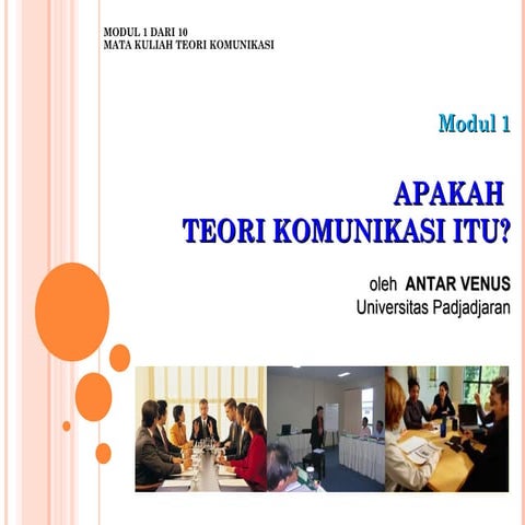 Modul 1 tekom s1 handout