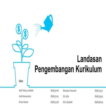 Konsep Pengembangan Kurikulum