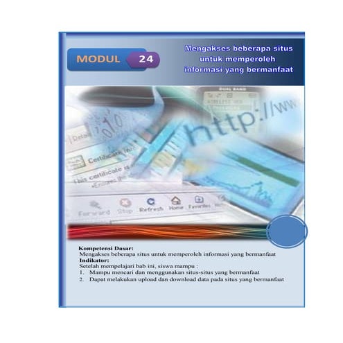 Modul 24 mengakses beberapa situs untuk memperoleh informasi yang bermanfaat