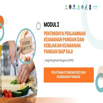 MODUL  2 PENTINGNYA PENJAMINAN KEAMANAN PANGAN DAN KEBIJAKAN.PDF