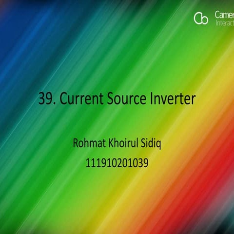 Current Source Inverter