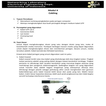 Presentasi kabel | PPTX