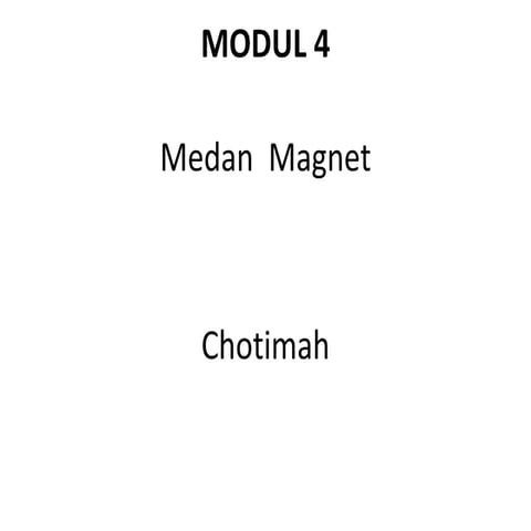 Modul 4 kemagnetan