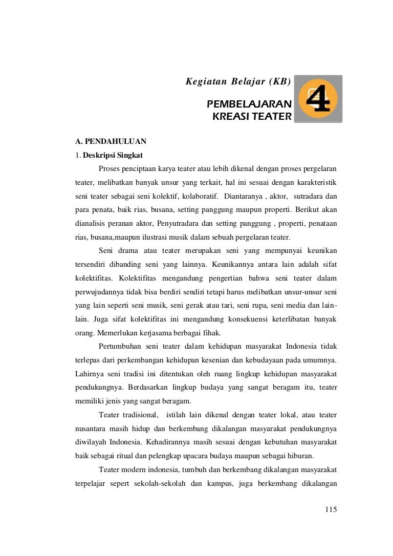 Unsur Pendukung Pementasan Adalah Sebagai Berikut Kecuali Latihan Online