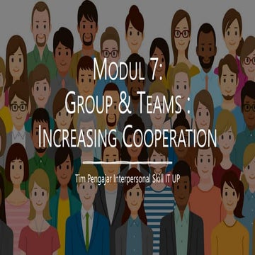 Modul 7 Group dan Teams bagian dari Pengelolaan Interpersonal | PDF