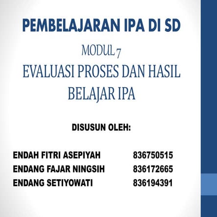 pembelajaran ipa di sd
