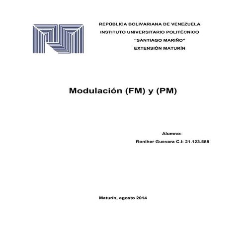 Modulación fm y pm