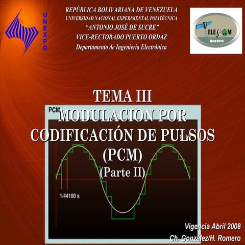 Modulación pcm