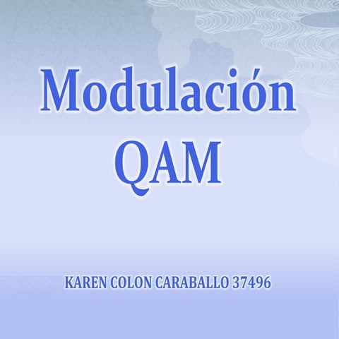 Modulación qam