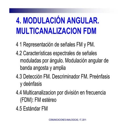 Modulacion y frecuenca comunicacion analogicas 3 | PDF