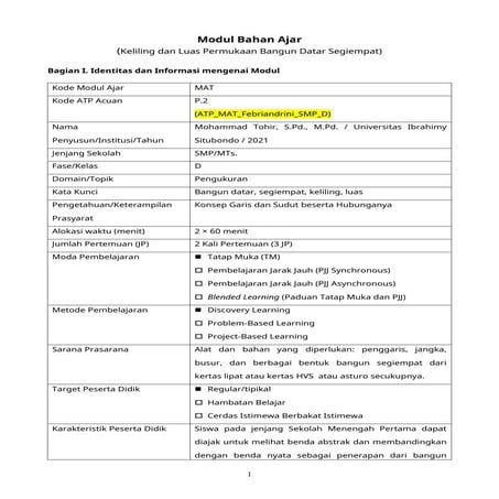MODUL AJAR - bangun datar kelas 7 - www.kherysuryawan.id.docx