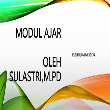PENYUSUNAN MODUL AJAR-KURIKULUM MERDEKA .pptx