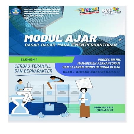 MODUL AJAR 1 DASAR DASAR MANAJEMEN PERKANTORAN DAN LAYANAN BISNIS.pdf