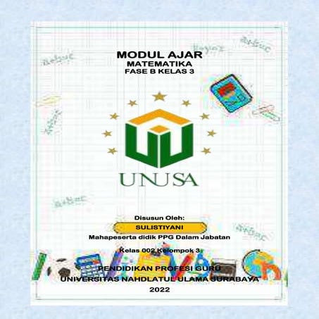 Modul ajar pembelajaran pecahan kelas 3 SD | PDF