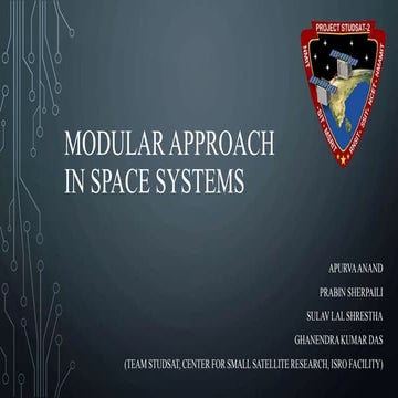 Modular approach in_space_system | PPT