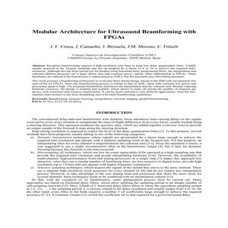 Ultrasound Modular Architecture