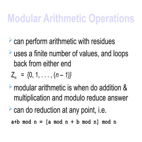 Modular arithmetic for cryptography.pptx