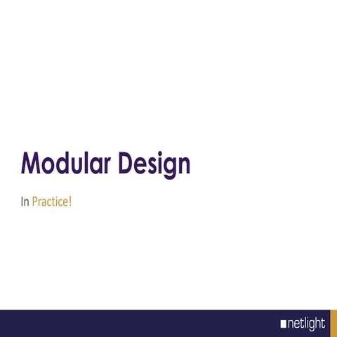 Modular design | PDF