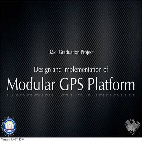Modular gps platform   2010