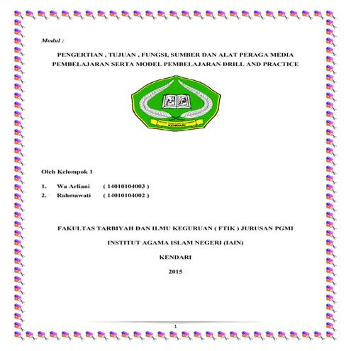 Modul media pembelajaran