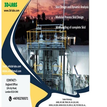 Modular Process Structural Skid Design In UK.pdf | Technology & Computing