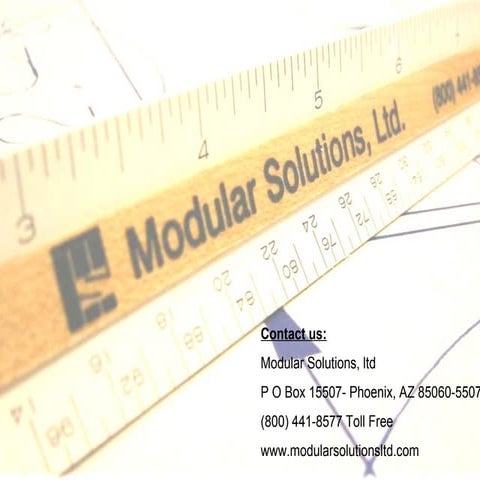 Modular Solutions Introduction | PPT | Construction Industry | Industries