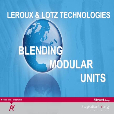 Modular units presentation