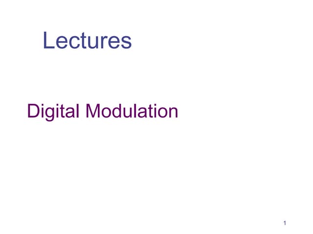 Modulation