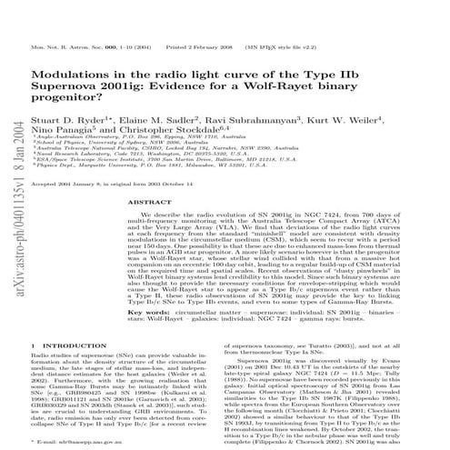 Modulations in the_radio_light_curve_of_the_typeiib_supernova_2001ig