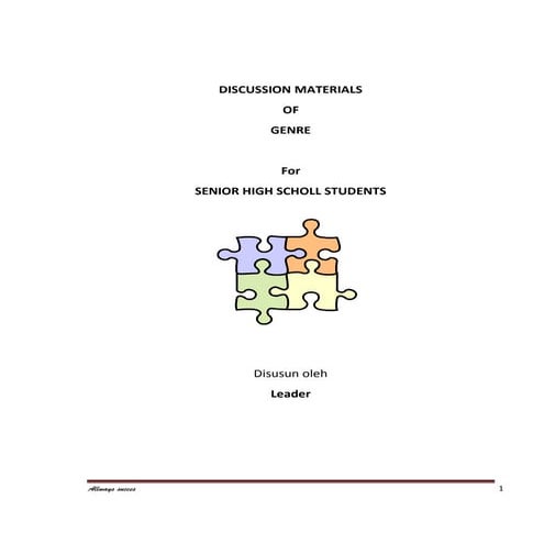 Modul bahasa inggris sma