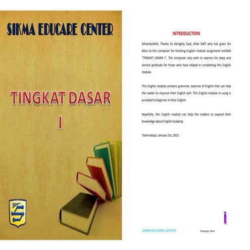 Modul bahasa inggris tingkat dasar I