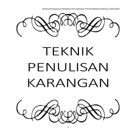 Modul berfokus bm  spm 2016 kertas 1