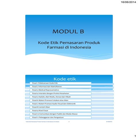 Modul b pedfi 2013