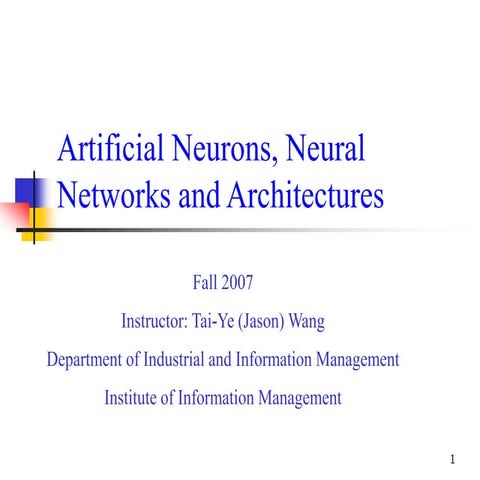 Introduction to Artificial neural network | PPT