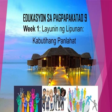 Grade 9 ESP MODULE 1 | PPTX