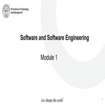 SEPM BCS501 - RVITM Module -1 presentation