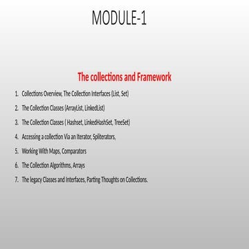 Collections in Java Notes | PDF