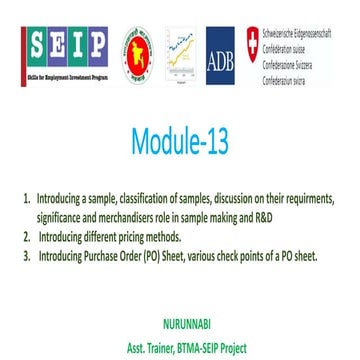 Module 13(Merchandising)