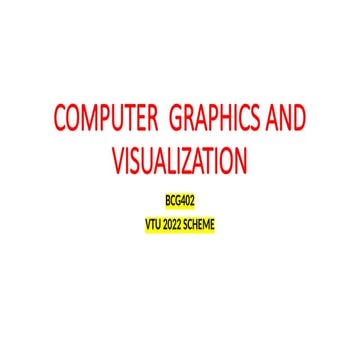 COMPUTER GRAPHICS AND VISUALIZATION :MODULE-1 notes [BCG402-CG&V].pdf