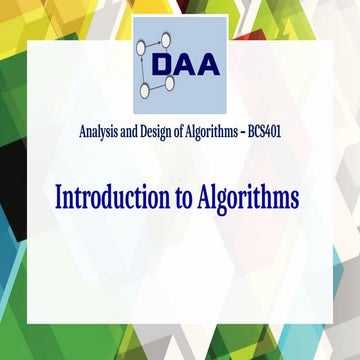 Algorithm chapter 2 | PDF