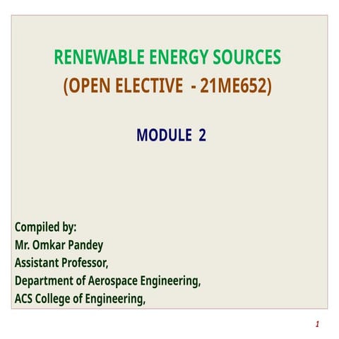 Solar Energy, Types of voltaic cells, Solar Farms