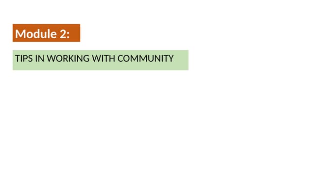 Module-2.pptx NSTP 2 Working with Community