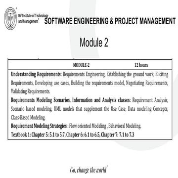 SEPM BCS501 - RVITM Module -2 presentation