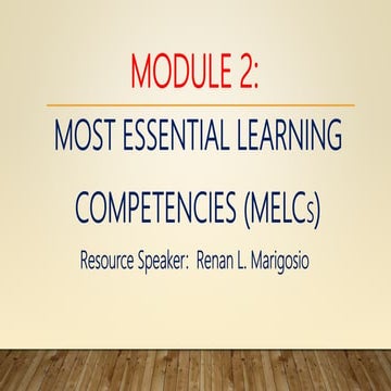 Module 2-MELCs