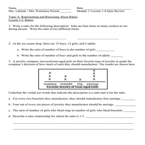 Module 1 lesson 1 8 quiz review