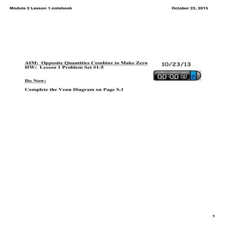 Module 7.2 lessons 1 2 | PDF