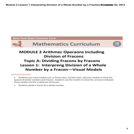 Module 2 lesson 1 | PDF